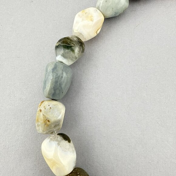 Carolyn Pollack Necklace Reversible Rio Blanco Jasper Multi Stone 925 QVC Box - Picture 10 of 16